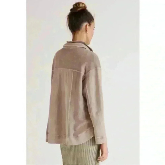 Anthropologie Pilcro Relaxed Shirt Jacket Shacket Size Small - Picture 3 of 10